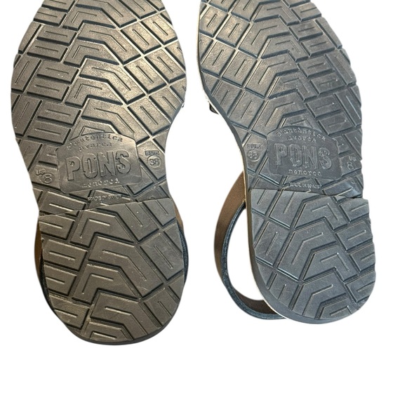 Pons Menorca Authentic Avarca Sandals Metallic Bronze Size 38 8 NIB - Picture 10 of 10